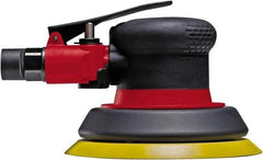 Chicago Pneumatic - 12,000 OPM, 19 CFM Air Consumption, 90 psi Air Pressure, Palm Air Orbital Sander - Round Pad, Hook & Loop Backing, 1/4" Inlet - Americas Industrial Supply