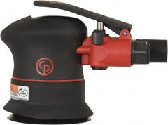 Chicago Pneumatic - 12,000 OPM, 16 CFM Air Consumption, 90 psi Air Pressure, Palm Air Orbital Sander - Round Pad, Hook & Loop Backing, 1/4" Inlet - Americas Industrial Supply