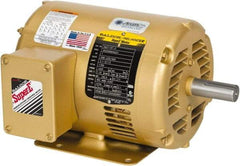 Baldor - 20 hp, ODP Enclosure, No Thermal Protection, 1,800 RPM, 230/460 Volt, 60 Hz, Three Phase Motor - Size 256T Frame, Foot Mount, 1 Speed, Ball Bearings, 23.5 Full Load Amps, F Class Insulation, Reversible - Americas Industrial Supply