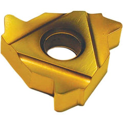 Tool-Flo - L43 External 4 API Rotary Shoulder Connections Laydown Threading Insert - Grade AC50F, AlTiN Coated Carbide - Americas Industrial Supply