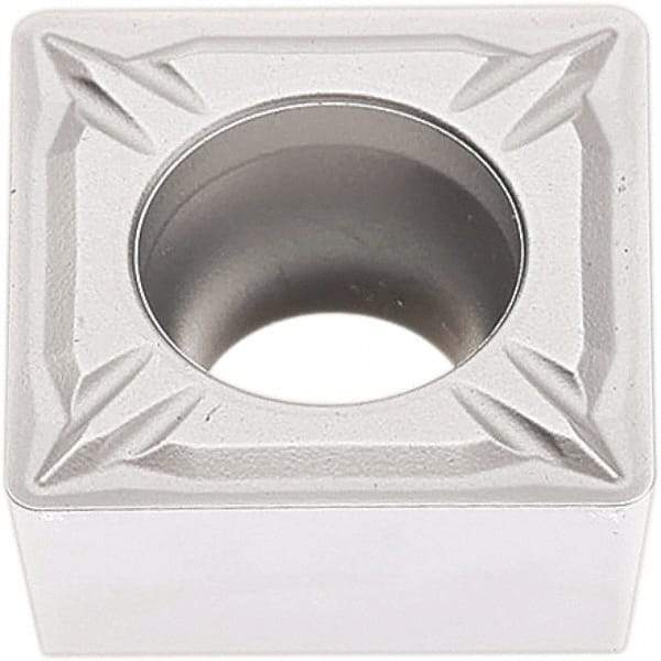 Seco - SCMT432 MF2 Grade TP2501 Carbide Turning Insert - Al2O3 Finish, 90° Square, 1/2" Inscr Circle, 3/16" Thick, 1/32" Corner Radius - Americas Industrial Supply
