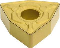 Sumitomo - WNMG433 EGU Grade AC610M Carbide Turning Insert - Al2O3 Finish, 80° Trigon, 1/2" Inscr Circle, 3/16" Thick, 3/64" Corner Radius - Americas Industrial Supply
