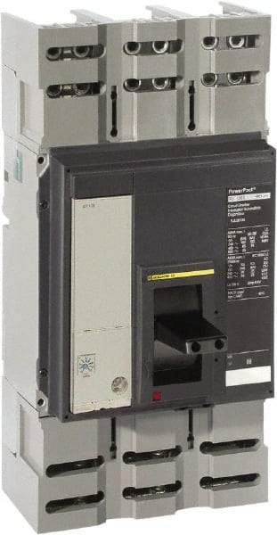 Square D - 1200 Amp, 480 VAC, 3 Pole, Panel Mount Molded Case Circuit Breaker - Electronic Trip, Multiple Breaking Capacity Ratings, 3/0 AWG - Americas Industrial Supply
