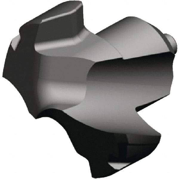 Kennametal - Series KenTIP, 8.5mm Diam Grade KCP15 140° Replaceable Drill Tip - Carbide, AlTiN Finish, G Seat Size - Americas Industrial Supply