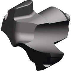Kennametal - Series KenTIP, 16.1mm Diam Grade KCP15 140° Replaceable Drill Tip - Carbide, AlTiN Finish, U Seat Size - Americas Industrial Supply