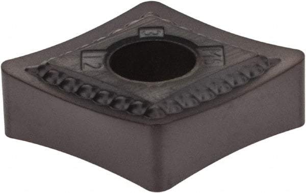 Kennametal - CNMG433 MS Grade KCU25 Carbide Turning Insert - AlTiN Finish, 80° Diamond, 1/2" Inscr Circle, 3/16" Thick, 3/64" Corner Radius - Americas Industrial Supply