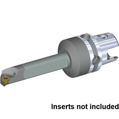 Kennametal - Left Hand Cut, 20mm Min Bore Diam, Size KM40TS Carbide Modular Boring Cutting Unit Head - 80mm Max Bore Depth, Through Coolant, Compatible with DP.. 070204, DP.. 2151 - Americas Industrial Supply