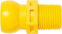 Loc-Line - 1/2" Hose ID, Male to Female Coolant Hose Connector - 3/8" NPT, For Loc-Line Modular Hose Systems - Americas Industrial Supply