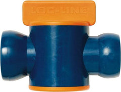 Loc-Line - 3/4" ID Coolant Hose In-Line Valve - Female to Ball Connection, Acetal Copolymer Body, Unthreaded, Use with Loc-Line Modular Hose Systems - Americas Industrial Supply