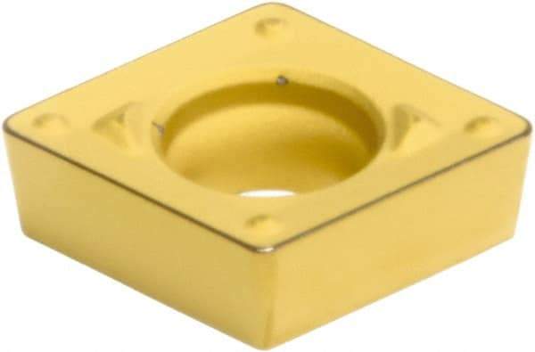 Sumitomo - CCMT21.52 ENK Grade AC820P Carbide Turning Insert - Al2O3 Finish, 80° Diamond, 1/4" Inscr Circle, 3/32" Thick, 1/32" Corner Radius - Americas Industrial Supply