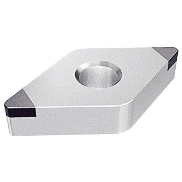 Iscar - DNGA431 M2 Grade IB10S PCBN Turning Insert - Uncoated, 55° Diamond, 1/2" Inscr Circle, 3/16" Thick, 1/64" Corner Radius - Americas Industrial Supply