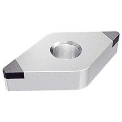Iscar - DNGA431 M2 Grade IB10S PCBN Turning Insert - Uncoated, 55° Diamond, 1/2" Inscr Circle, 3/16" Thick, 1/64" Corner Radius - Americas Industrial Supply