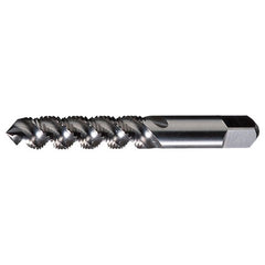 M6x1.0 3 Flute D5 Bottoming HSS High Helix Spiral Flute Tap- Bright - Exact Industrial Supply
