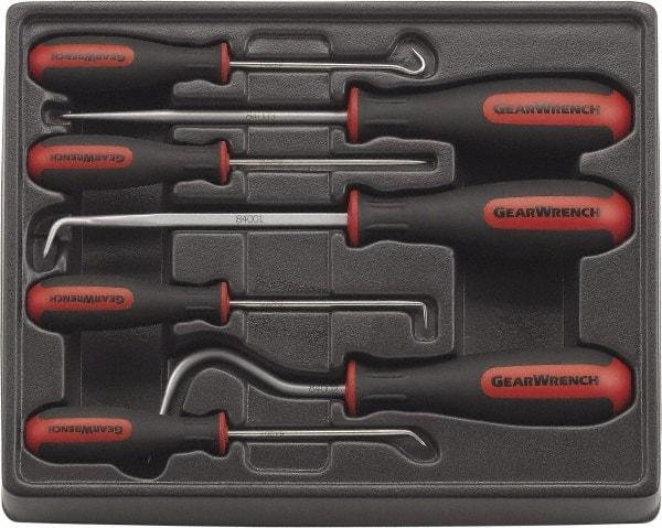 GearWrench - 7 Piece Hook & Pick Set - Dual Composite - Americas Industrial Supply