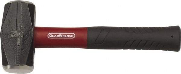 GearWrench - 3 Lb Head Drilling Hammer - 10-1/2" OAL, Fiberglass Handle with Grip, 1.38" Face Diam - Americas Industrial Supply