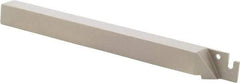 Iscar - External Thread, 0.63" Max Depth of Cut, 0.071" Min Groove Width, 5.91" OAL, Right Hand Indexable Grooving Cutoff Toolholder - 1/2" Shank Height x 1/2" Shank Width, TAG Insert Style, TGT Toolholder Style, Series Tang-GripIQ - Americas Industrial Supply
