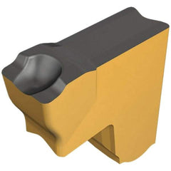 Iscar - TAG3 IC830 Grade, 0.1181" Cutting Width, Carbide Cutoff Insert - Neutral Lead Angle, 0.0118" Cnr Rad, AlTiN/TiN Coated, Single End - Americas Industrial Supply