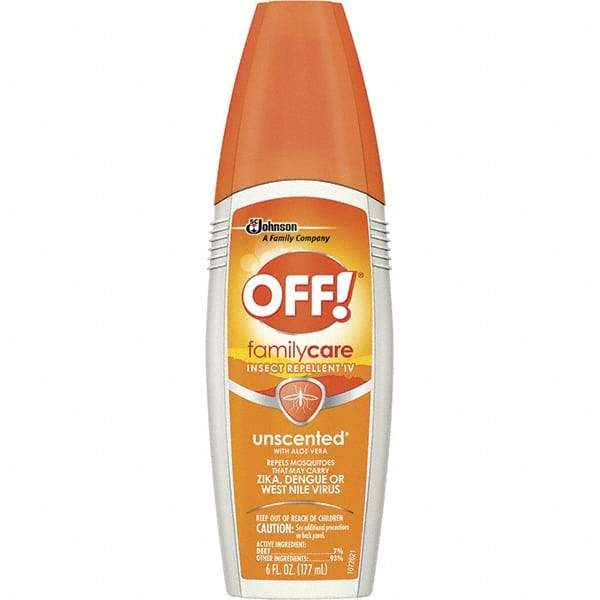 OFF! - 6 oz 7% DEET Pump Spray - For Chiggers, Flies, Gnats, Midges, Mosquitoes, Sand Flies, Ticks - Americas Industrial Supply