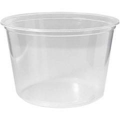 Fabri-Kal - 1 500-Piece 16 oz Rectangular Clear Polypropylene Food Storage Container - Americas Industrial Supply