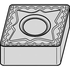 Kennametal - CNMG544 MG Grade KCP10B Carbide Turning Insert - TiOCN Finish, 80° Diamond, 5/8" Inscr Circle, 1/4" Thick, 1/16" Corner Radius - Americas Industrial Supply