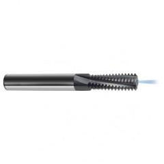 M10 x 1.5 4FL Carbide Thread Mill Tap-Coolant Thru-TiCN - Americas Industrial Supply