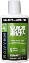 Sawyer - 4 oz 30% DEET Lotion - For Mosquitos, Ticks, Biting Flies, Gnats, Chiggers - Americas Industrial Supply