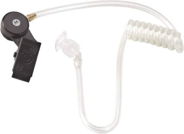 Motorola - Replacement Acoustic Tube - Clear, Use with Motorola HKLN 4601 - Americas Industrial Supply
