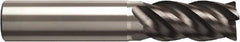 Seco - 20mm, 42mm LOC, 20mm Shank Diam, 100mm OAL, 4 Flute, Solid Carbide Square End Mill - Single End, Super-A Finish, Helical Flute, 40° Helix, Right Hand Cut, Right Hand Flute - Americas Industrial Supply