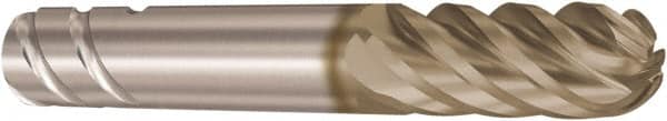 Seco - 6mm Diam, 17mm LOC, 6 Flute Solid Carbide Ball End Mill - HXT Finish, Single End, 57mm OAL, 4.5mm Shank Diam, Spiral Flute - Americas Industrial Supply