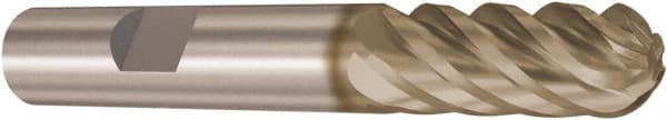 Seco - 10mm Diam, 26mm LOC, 6 Flute Solid Carbide Ball End Mill - HXT Finish, Single End, 72mm OAL, 4.5mm Shank Diam, Spiral Flute - Americas Industrial Supply