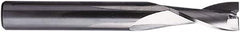 Seco - 8mm, 10mm LOC, 7.8mm Shank Diam, 100mm OAL, 2 Flute, Solid Carbide Square End Mill - Single End, Uncoated, Helical Flute, 25° Helix, Centercutting, Right Hand Cut, Right Hand Flute - Americas Industrial Supply