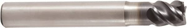 Seco - 12mm, 4 Flute, Single End, Solid Carbide, 1mm Corner Radius End Mill - 75mm OAL, 50° Helix, Right Hand Flute, 12mm LOC, Right Hand Cut, 27mm Extended Reach - Americas Industrial Supply