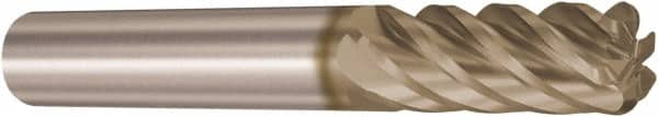 Seco - 12mm, 6 Flute, Single End, Solid Carbide, 1mm Corner Radius End Mill - 83mm OAL, 38° Helix, Right Hand Flute, 30mm LOC, Right Hand Cut - Americas Industrial Supply