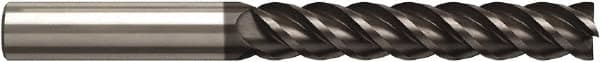 Seco - 12mm, 65mm LOC, 12mm Shank Diam, 125mm OAL, 4 Flute, Solid Carbide Square End Mill - Single End, NXT Finish, Helical Flute, Centercutting, Right Hand Cut, Right Hand Flute, Series JS514 - Americas Industrial Supply