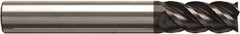 Seco - 25mm, 50mm LOC, 25mm Shank Diam, 125mm OAL, 4 Flute, Solid Carbide Square End Mill - Single End, NXT Finish, Helical Flute, Centercutting, Right Hand Cut, Right Hand Flute, Series JS514 - Americas Industrial Supply