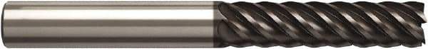 Seco - 12mm, 45mm LOC, 12mm Shank Diam, 100mm OAL, 6 Flute, Solid Carbide Square End Mill - Single End, NXT Finish, Helical Flute, 45° Helix, Centercutting, Right Hand Cut, Right Hand Flute, Series JS520 - Americas Industrial Supply