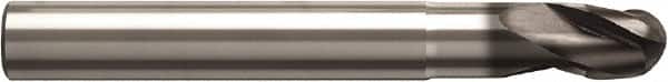 Seco - 12mm Diam, 36mm LOC, 4 Flute Solid Carbide Ball End Mill - NXT Finish, Single End, 100mm OAL, 12mm Shank Diam, Spiral Flute - Americas Industrial Supply