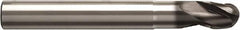 Seco - 12mm Diam, 12mm LOC, 3 Flute Solid Carbide Ball End Mill - NXT Finish, Single End, 100mm OAL, 12mm Shank Diam, Spiral Flute - Americas Industrial Supply