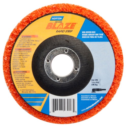 ‎4-1/2″ Depressed Center Finishing Disc Rapid Strip Extra Coarse Grit - Americas Industrial Supply