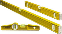 Stabila - Level Kits Level Kit Type: Magnetic Box Beam & Torpedo Level Kit Maximum Measuring Range (Feet): 48 - Americas Industrial Supply