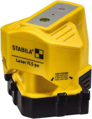 Stabila - 2 Beam 490' Max Range Cross Line Level - Red Beam, 3/16" at 50' Accuracy, Battery Included - Americas Industrial Supply