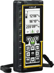 Stabila - 660' Range, Laser Distance Finder - 2 AA Batteries Required, Accurate to 1/16" - Americas Industrial Supply
