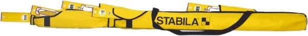 Stabila - Level Soft Case Mount - Yellow, Use with Levels up to 78" - Americas Industrial Supply