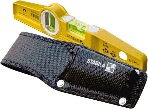 Stabila - Level Holster Mount - Black, Use with 25010, 25100, 25245 & 25360 - Americas Industrial Supply