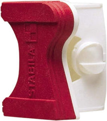 Stabila - Level Replacement End Cap Mount - Red, Use with R300 Series Levels - Americas Industrial Supply