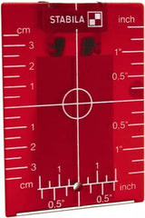 Stabila - Laser Level Target Plate - Use with LAR200, LAR250 - Americas Industrial Supply