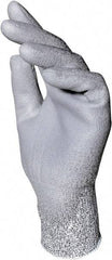 MAPA Professional - Size XS (6), ANSI Cut Lvl 2, Puncture Lvl 2, Abrasion Lvl 4, Polyurethane Coated HDPE Cut Resistant Gloves - Palm Coated, HDPE Lining, Knit Wrist, Gray, Paired - Americas Industrial Supply