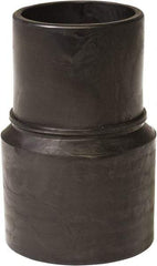 Flexaust - 2" Screw-On Hose Cuff - PVC, Black - Americas Industrial Supply