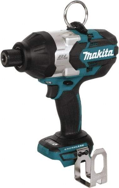 Makita - 7/16" Drive 18 Volt T-Handle Cordless Impact Wrench & Ratchet - 2,200 RPM, 600 Ft/Lb Torque, Lithium-Ion Batteries Not Included - Americas Industrial Supply