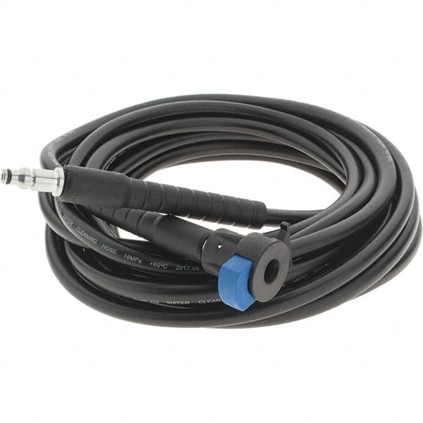 PRO-SOURCE - 2,600 Max psi Fixed Pressure Washer Hose - 25' Long, 6.35 Orifice, 1/4" Hole Size - Americas Industrial Supply